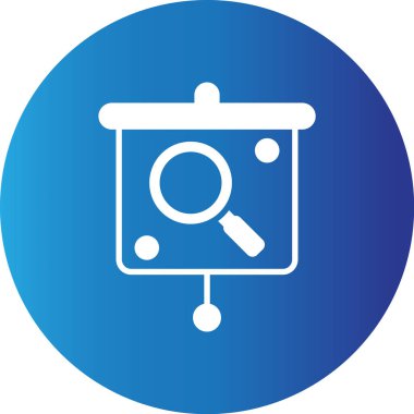 Web kullanımı için Sunum Basit Vektör Simgesi Aranıyor