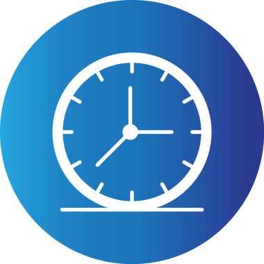 Web Kullanımı için Basit Saat Vektör Simgesi