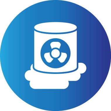 Web kullanımı için Toksik Atık Basit Vektör Simgesi