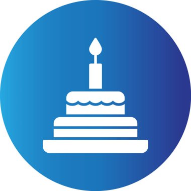 Web Kullanımı için Kek Basit Vektör Simgesi