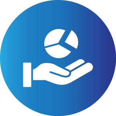 Web kullanımı için Pasta Çizelgesi Basit Vektör Simgesi