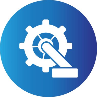 Web kullanımı için Crankset Basit Vektör Simgesi