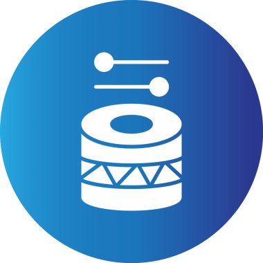 Web Kullanımı için Davul Basit Vektör Simgesi