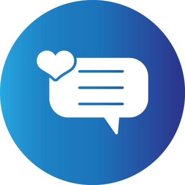 Web Kullanımı İçin Sohbet Basit Vektör Simgesi