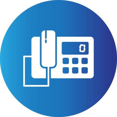 Web kullanımı için Telefon Basit Vektör Simgesi