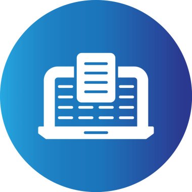 Web kullanımı için Basit Vektör Simgesi Günlüğü