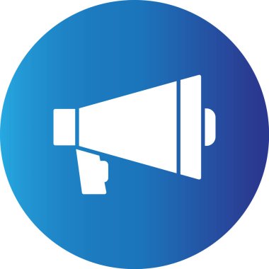 Web kullanımı için Megafon Basit Vektör Simgesi