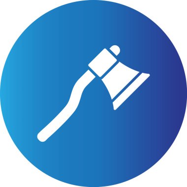 Web kullanımı için Axe Basit Vektör Simgesi