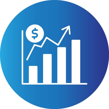 Web kullanımı için Pazar Büyümesi Basit Vektör Simgesi