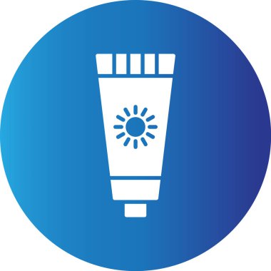 Web kullanımı için Güneş kremi Basit Vektör Simgesi