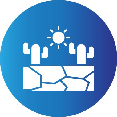 Web Kullanımı için Çöl Basit Vektör Simgesi