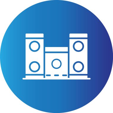 Web kullanımı için Hoparlörler Basit Vektör Simgesi