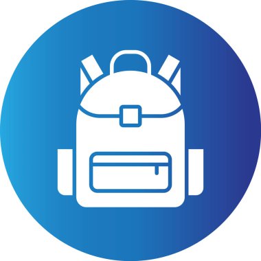 Web kullanımı için Okul Çantası Basit Vektör Simgesi