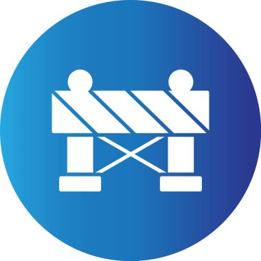 Web kullanımı için Bariyer Basit Vektör Simgesi