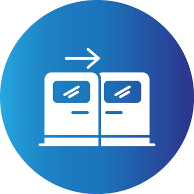 Web kullanımı için Çıkış Kapısı Basit Vektör Simgesi