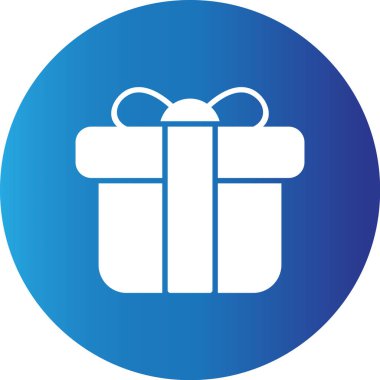 Web kullanımı için hediye basit vektör simgesi