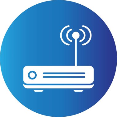 Web kullanımı için Yönlendirici Basit Vektör Simgesi