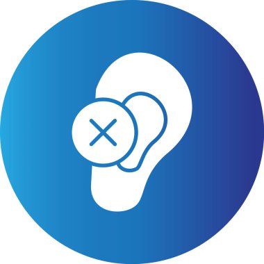 Web kullanımı için Sağır Basit Vektör Simgesi