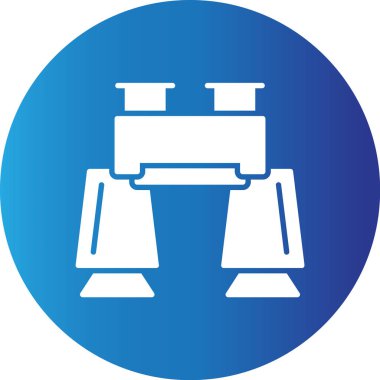 Web kullanımı için Dürbünler Basit Vektör Simgesi