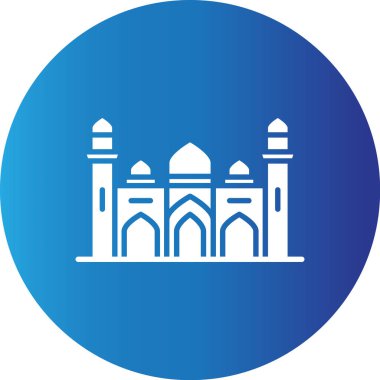 Web Kullanımı için Cami Basit Vektör Simgesi