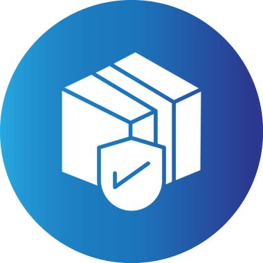 Web kullanımı için Paket Koruma Basit Vektör Simgesi