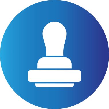 Web kullanımı için Basit Vektör Simgesini Damgalayın