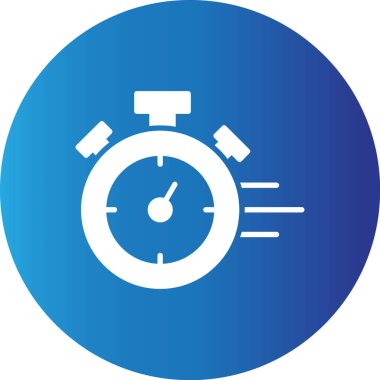 Web kullanımı için Basit Vektör Simgesi Stopwatch