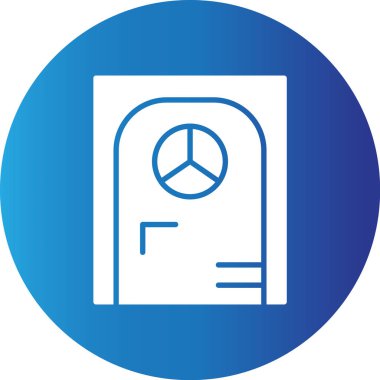 Web kullanımı için Gemi Kapısı Basit Vektör Simgesi