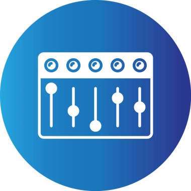 Web kullanımı için Karıştırıcı Basit Vektör Simgesi