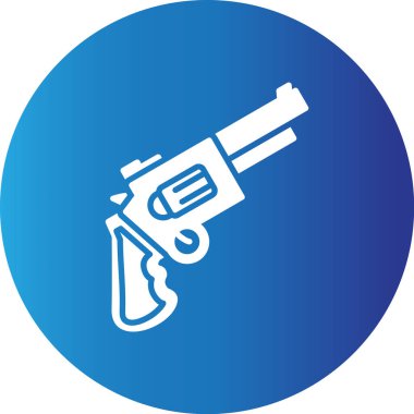 Web Kullanımı için Tabanca Basit Vektör Simgesi