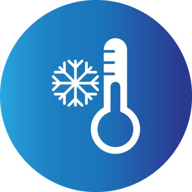 Web kullanımı için Düşük Sıcaklık Basit Vektör Simgesi