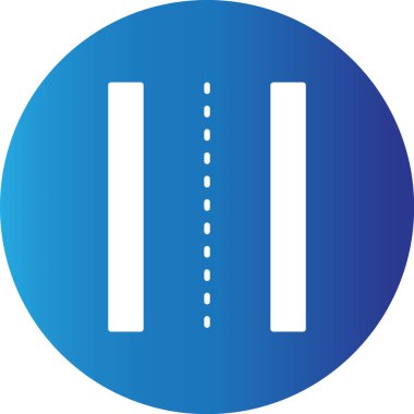 Web Kullanımı için Lane Basit Vektör Simgesi