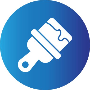 Web kullanımı için Boya Fırçası Basit Vektör Simgesi