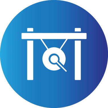 Web Kullanımı için Gong Basit Vektör Simgesi