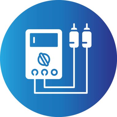 Web kullanımı için Voltmetre Basit Vektör Simgesi