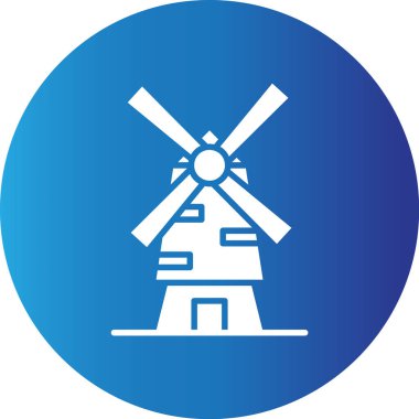 Web kullanımı için Windmill Basit Vektör Simgesi