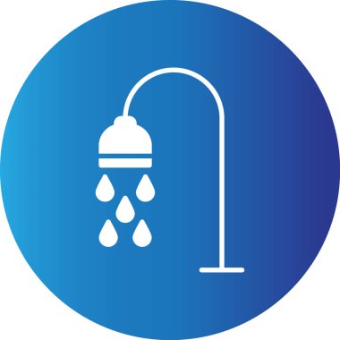 Web kullanımı için Basit Duş Vektörü Simgesi