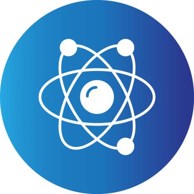 Web Kullanımı için Atom Basit Vektör Simgesi