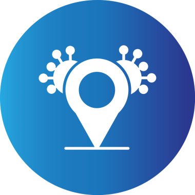 Web kullanımı için Kapsamlı Konum Basit Vektör Simgesi