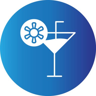 Web kullanımı için Kokteyl Basit Vektör Simgesi