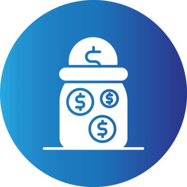 Web kullanımı için Para Basit Vektör Simgesi Kaydediliyor