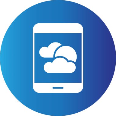 Web kullanımı için Hava Tahminleri Basit Vektör Simgesi