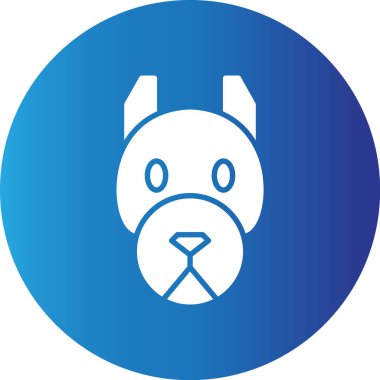Web Kullanımı için Köpek Basit Vektör Simgesi