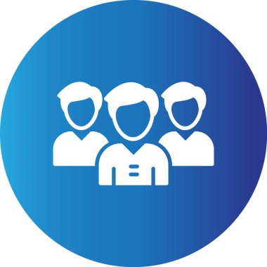 Web kullanımı için Takım Lideri Basit Vektör Simgesi