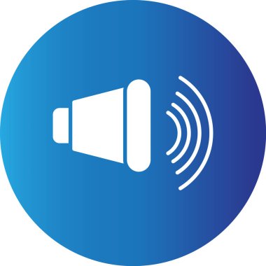 Web kullanımı için Sözcü Basit Vektör Simgesi