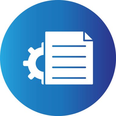 Web kullanımı için Belge Ayarlaması Basit Vektör Simgesi