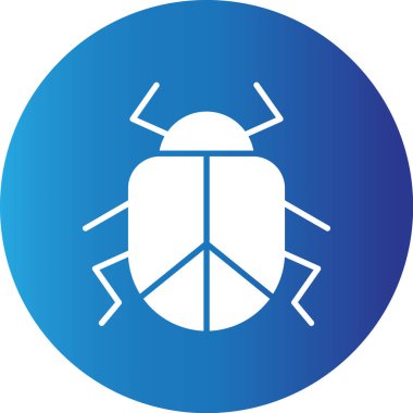 Web kullanımı için Böcek Basit Vektör Simgesi