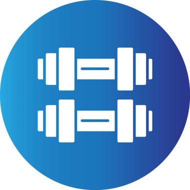 Web kullanımı için Dumbbell Basit Vektör Simgesi
