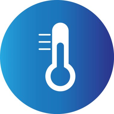Web kullanımı için Termometre Basit Vektör Simgesi