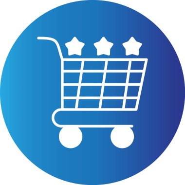 Web kullanımı için Alışveriş Arabası Basit Vektör Simgesi